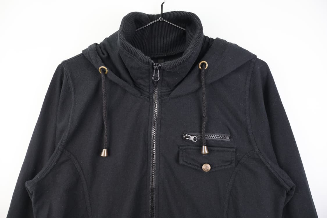 Jpn Y2k Poly Zip Up Hoodies 상품이미지5