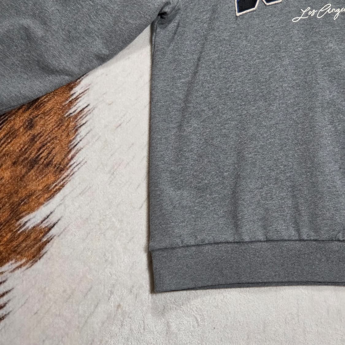 MLB 다저스 그레이 후드티 상품이미지3