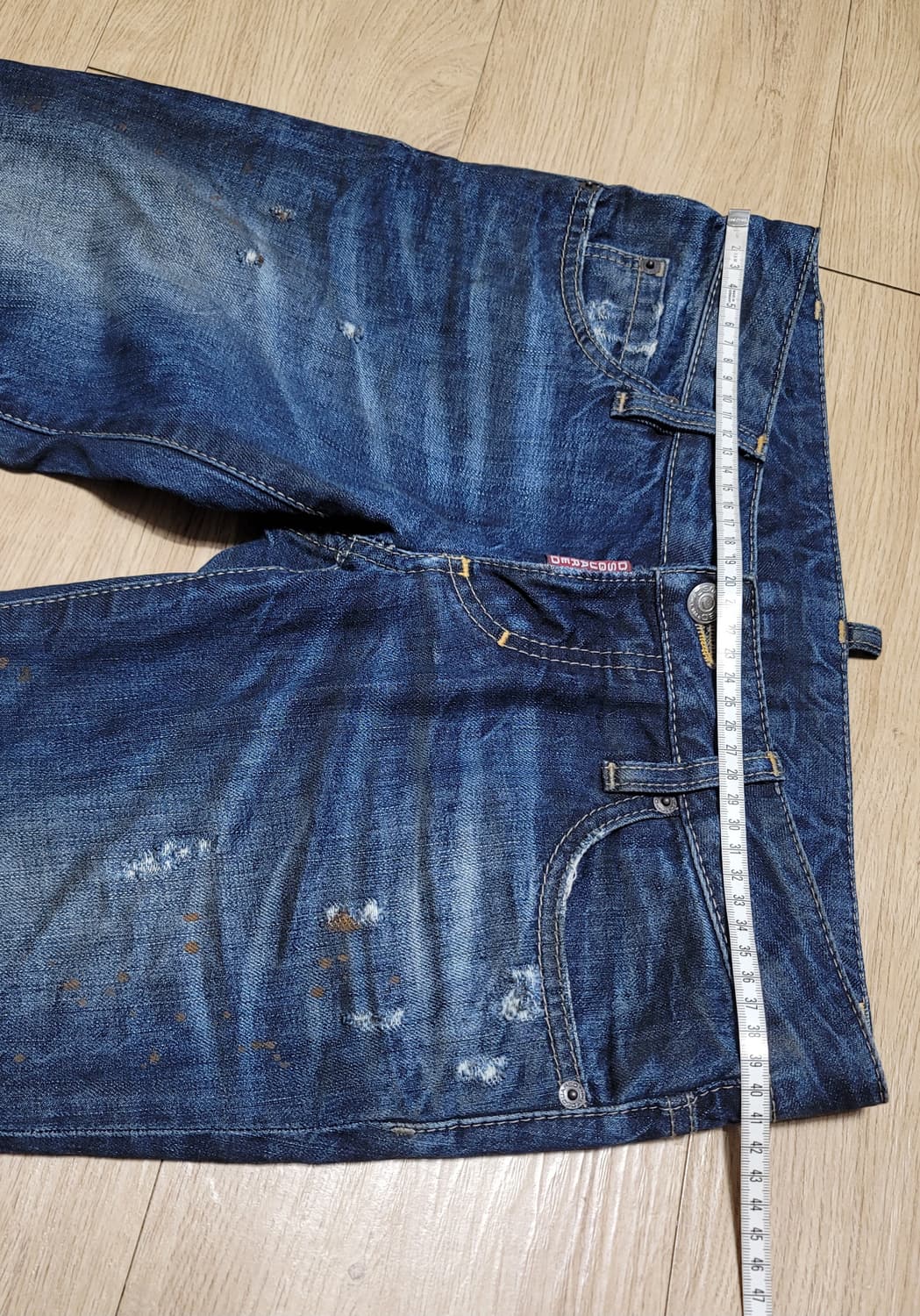 DSQUARED2 디스퀘어드 슬림 워싱 데님 여성 EU38 상품이미지4