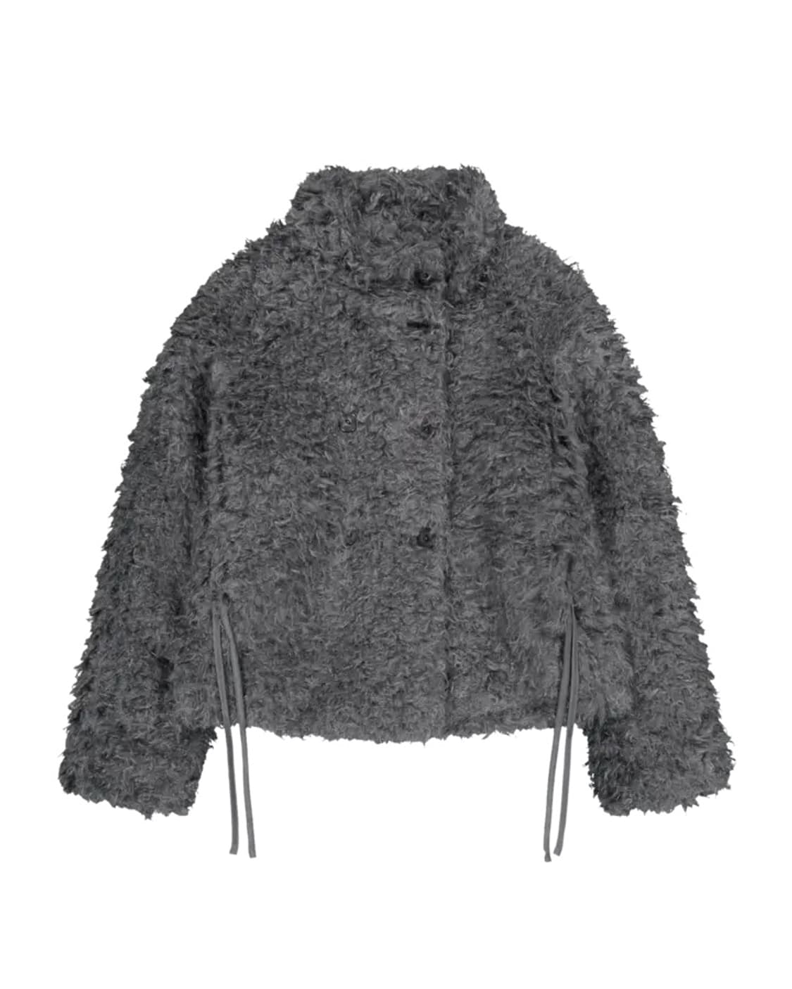 코이세이오 헤어리 퍼 자켓 다크 그레이 상품이미지1