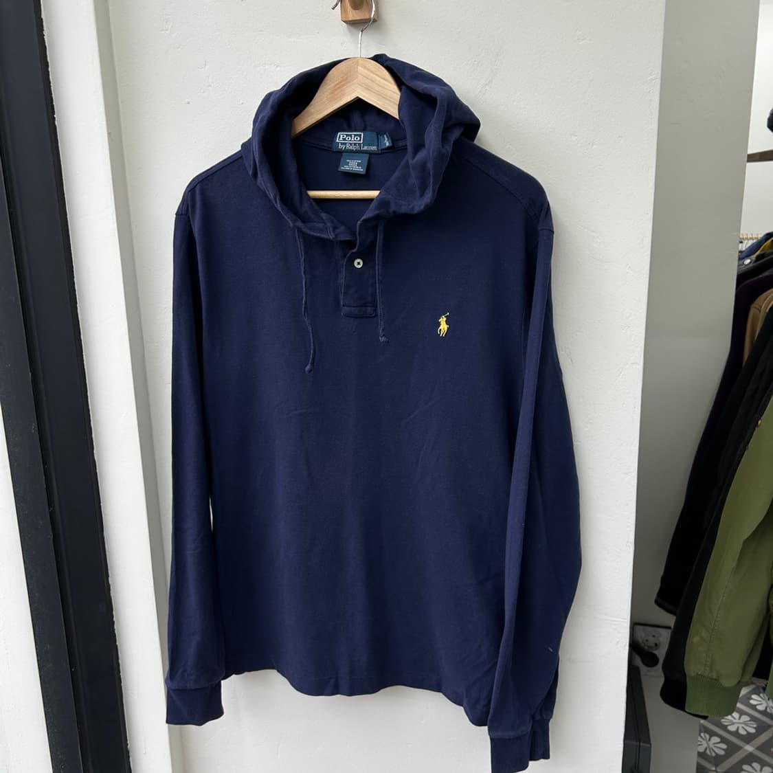 16358 - 폴로 랄프로렌 네이비 럭비 후드티 상품이미지2