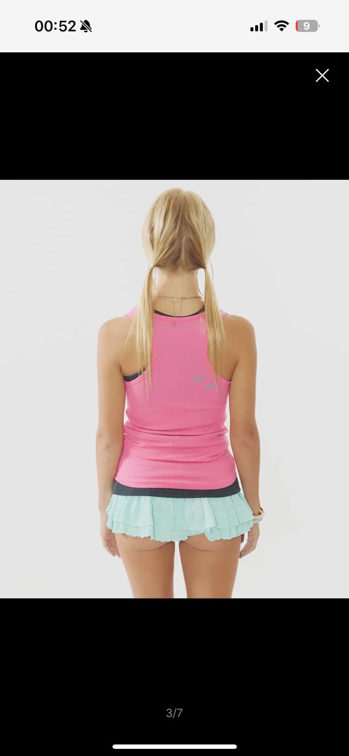 원희 착용) 스컬프터Razorback Tank Top Acid Pink  상품이미지4