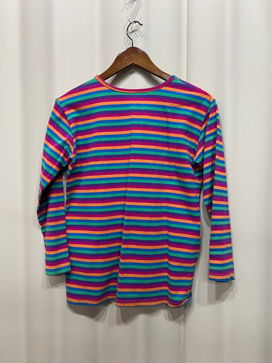 여성 스트라이프 긴팔티 상품이미지4