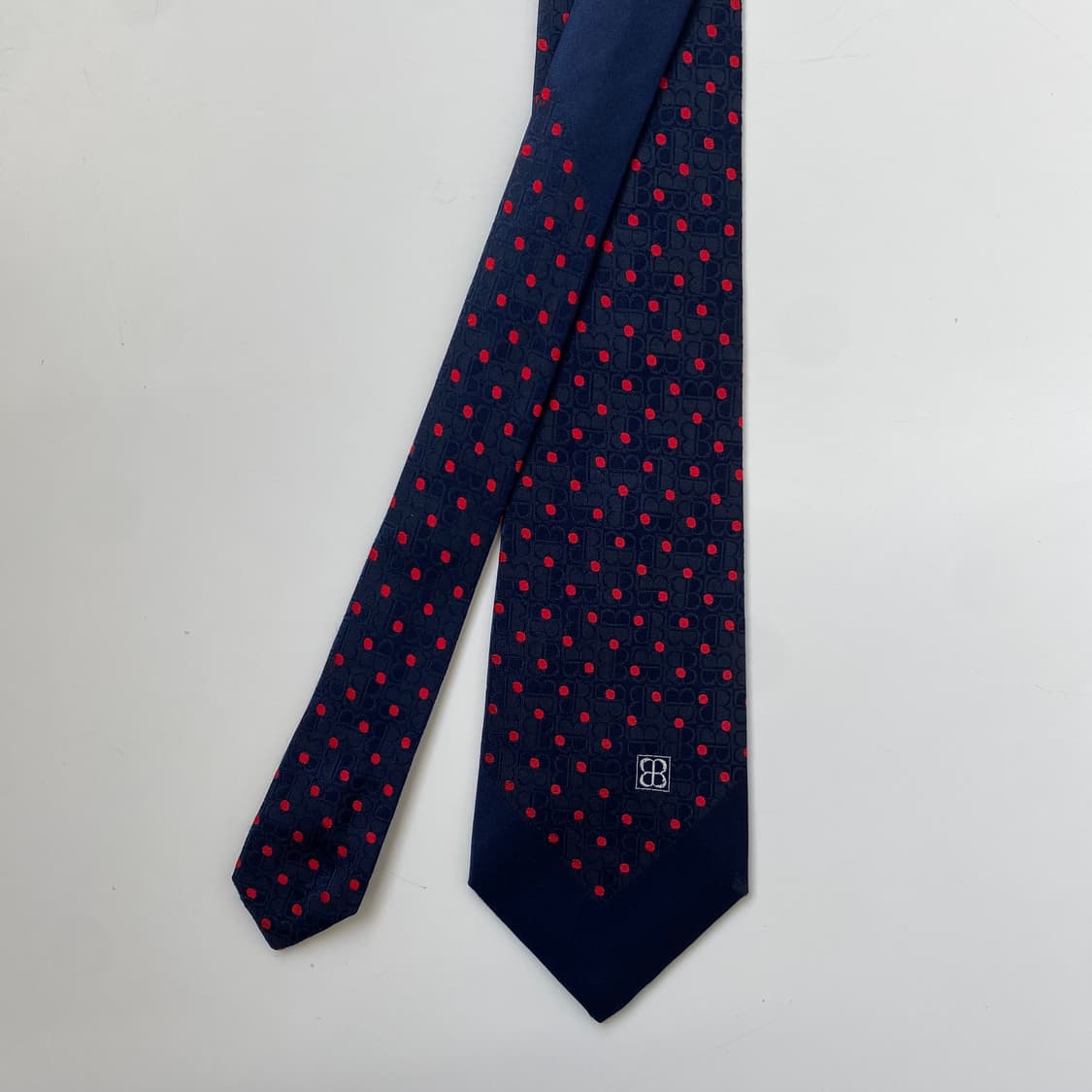 BALENCIAGA 발렌시아가 모노그램 정품 명품 넥타이 상품이미지2
