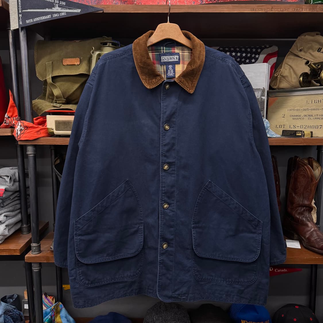 90s cornerstone 헤비 캔버스 디트로이트 워크 자켓 상품이미지1