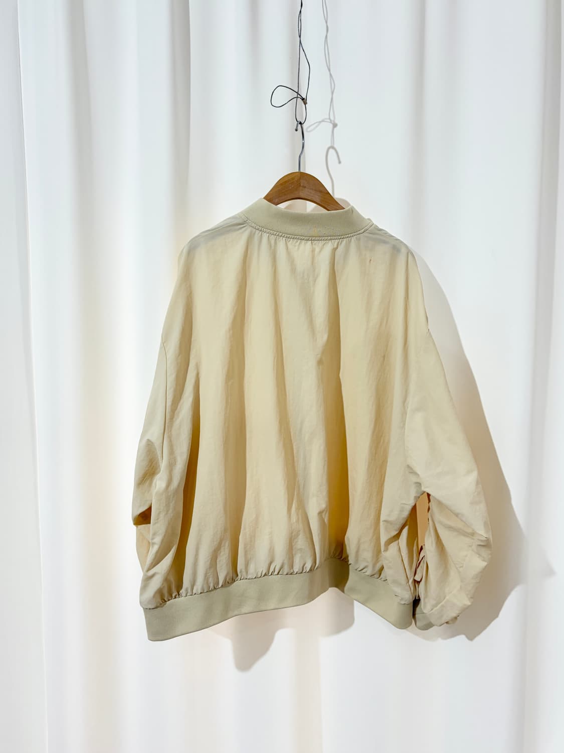 vintage 2way zipper shirring jacket  상품이미지4
