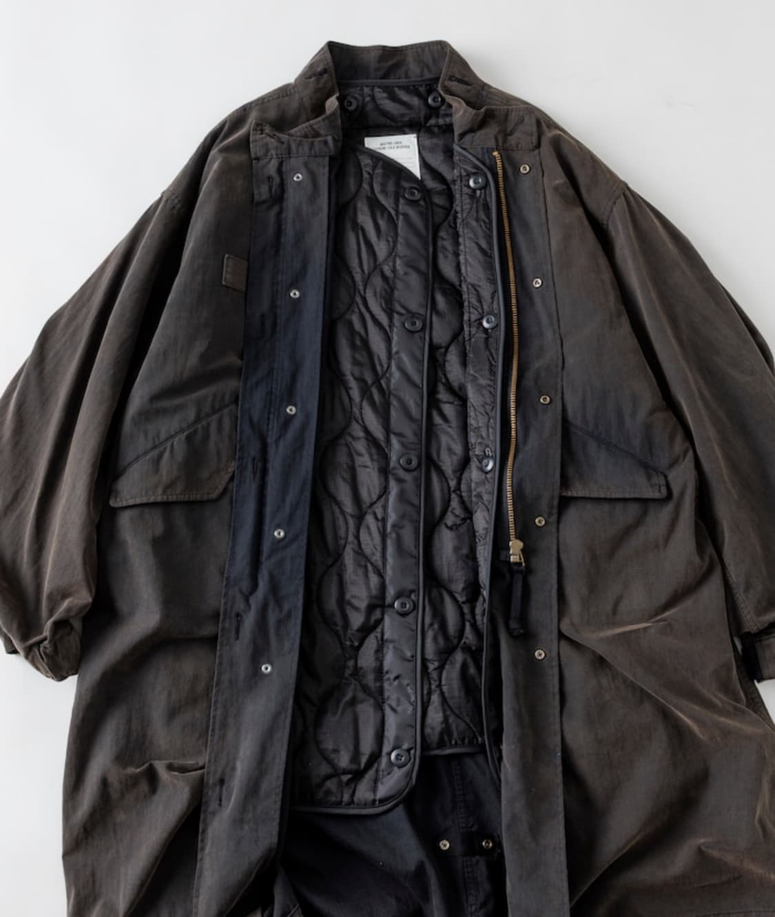 [L] 프릭스스토어 M65 라이너 세트 페이디드 블랙 상품이미지3