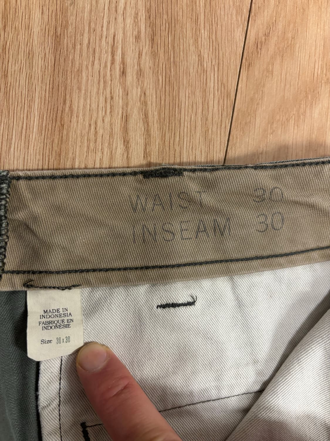 [30X30] RRL 헤링본 트윌 필드 팬츠 올리브 상품이미지9