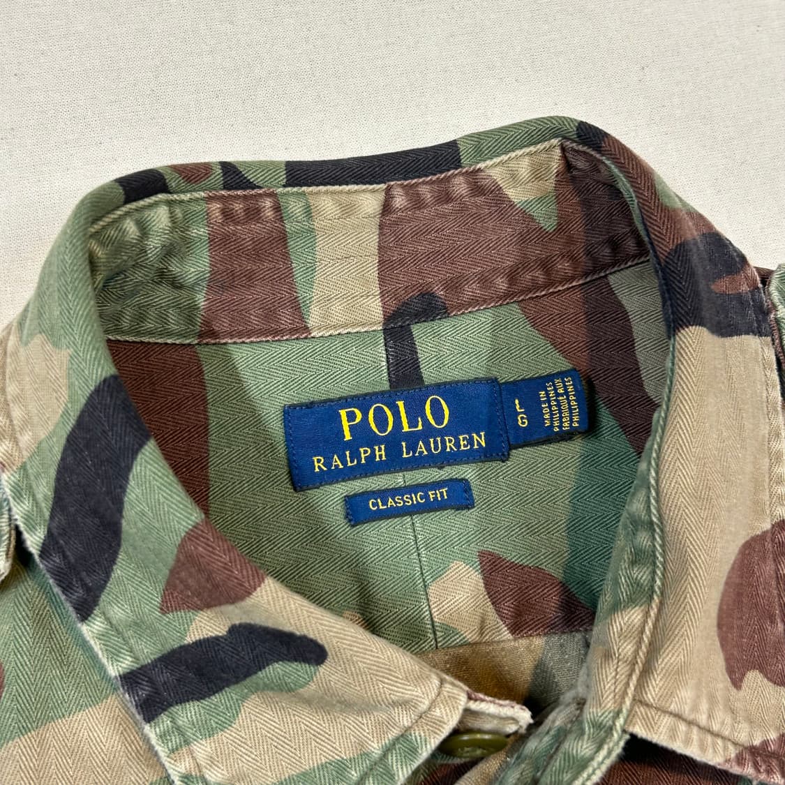 L) 폴로 랄프로렌 HBT 우드랜드 카모 셔츠 상품이미지8