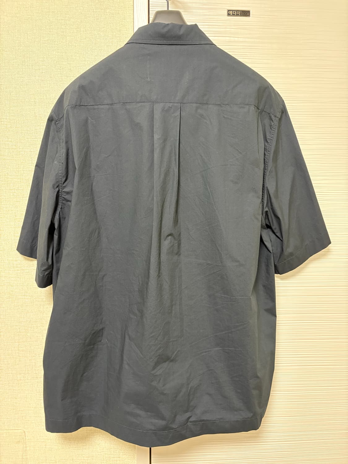 스튜디오 니콜슨 다크 네이비 반팔셔츠 (L) 상품이미지2