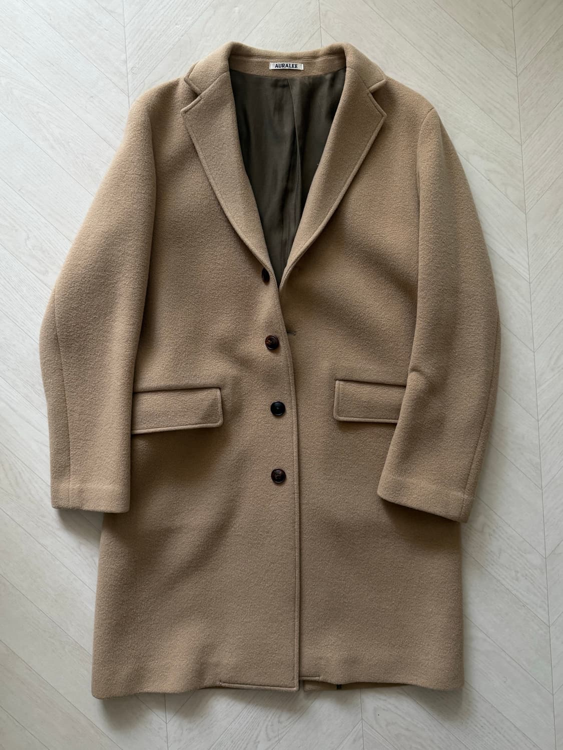 오라리 울 싱글 코트(4사이즈) 상품이미지1