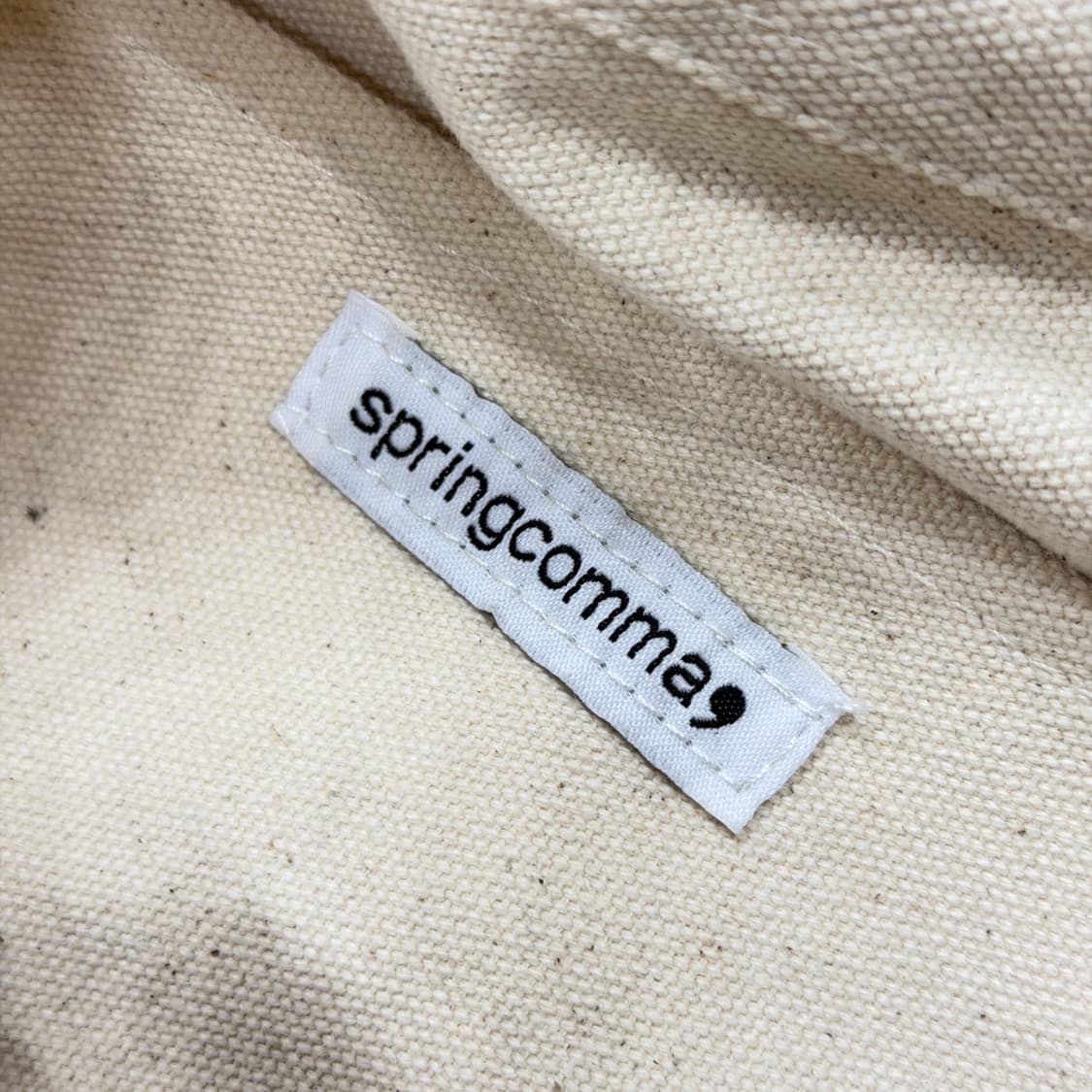 스프링콤마 아이보리 포켓 복조리 백팩 가방 상품이미지5