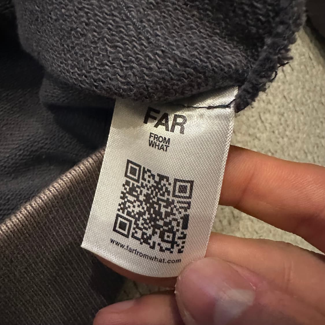 파프롬왓 Far From What 워시드 후드 상품이미지7