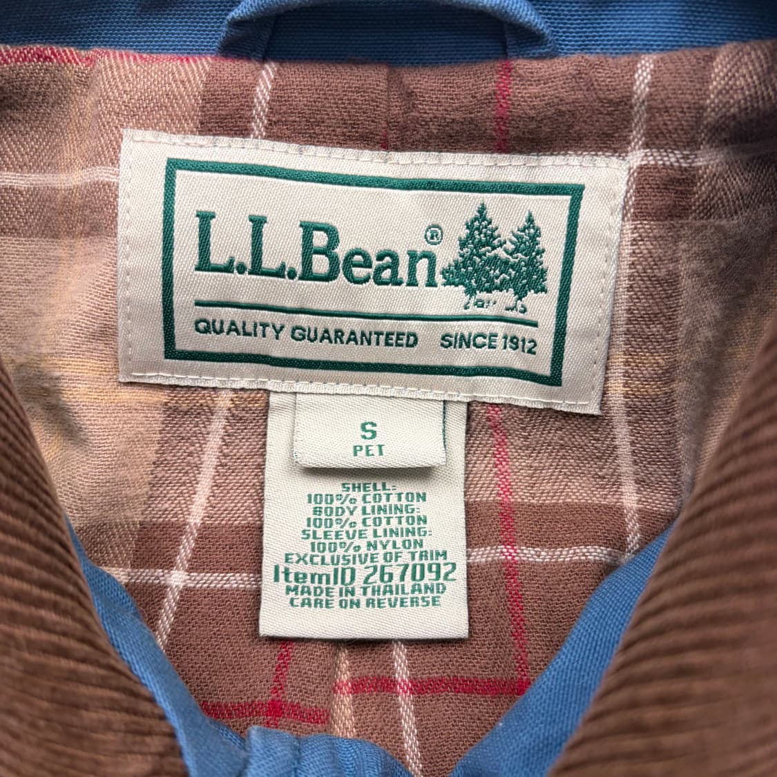 LL Bean 엘엘빈 트윌 워크 초어 자켓 S 상품이미지7