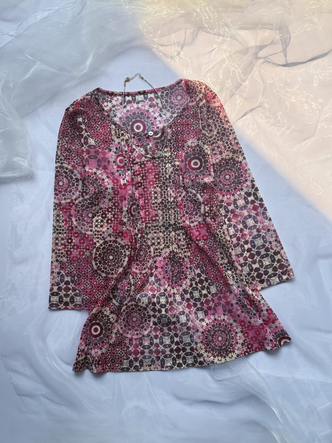 Oriental See-Through Blouse 0240 상품이미지1