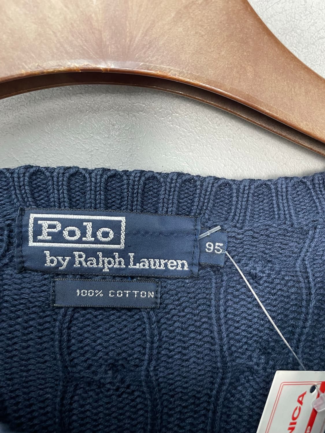 폴로 랄프로렌 라운드넥 네이비 니트 H2565 상품이미지5