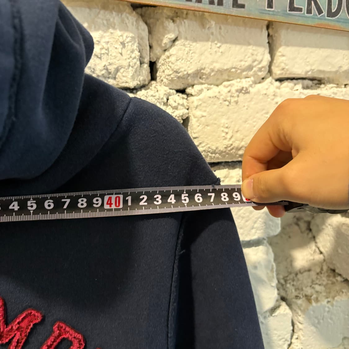 아베크롬비 빈티지 빅로고 후디 상품이미지4