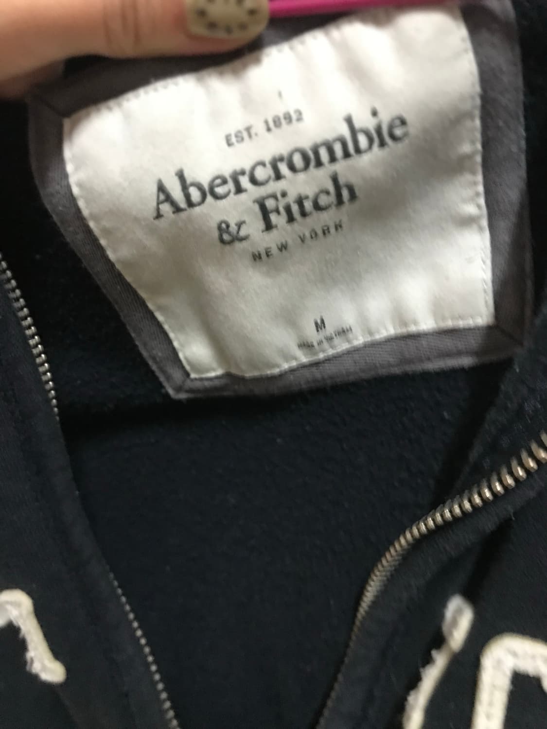아베크롬비 집업(사이즈M) 상품이미지2