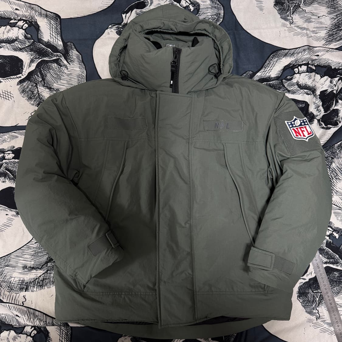 NFL 팀어패럴 다운 패딩 100 사이즈  상품이미지4