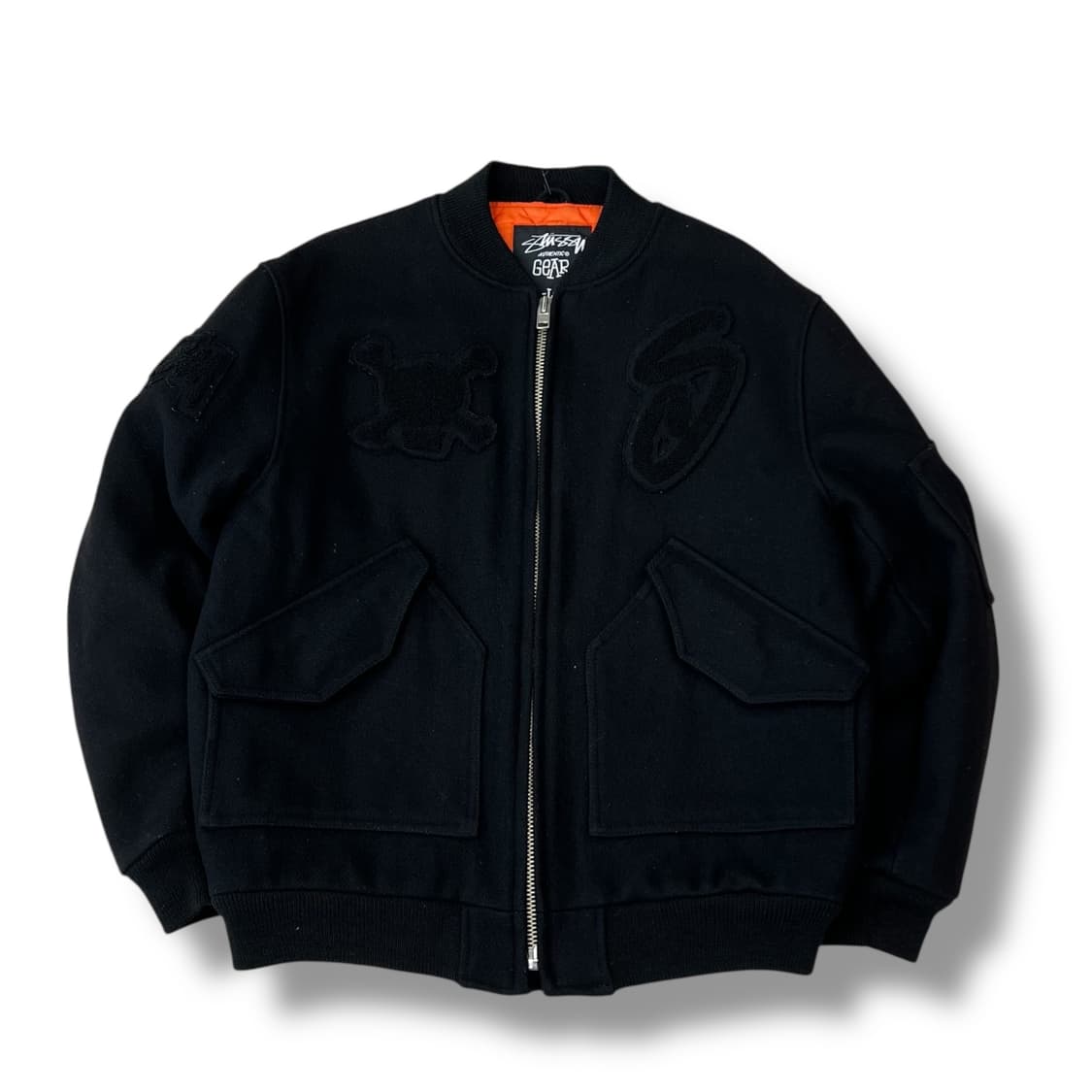 스투시 00s 울 바시티 자켓 r1139 상품이미지1