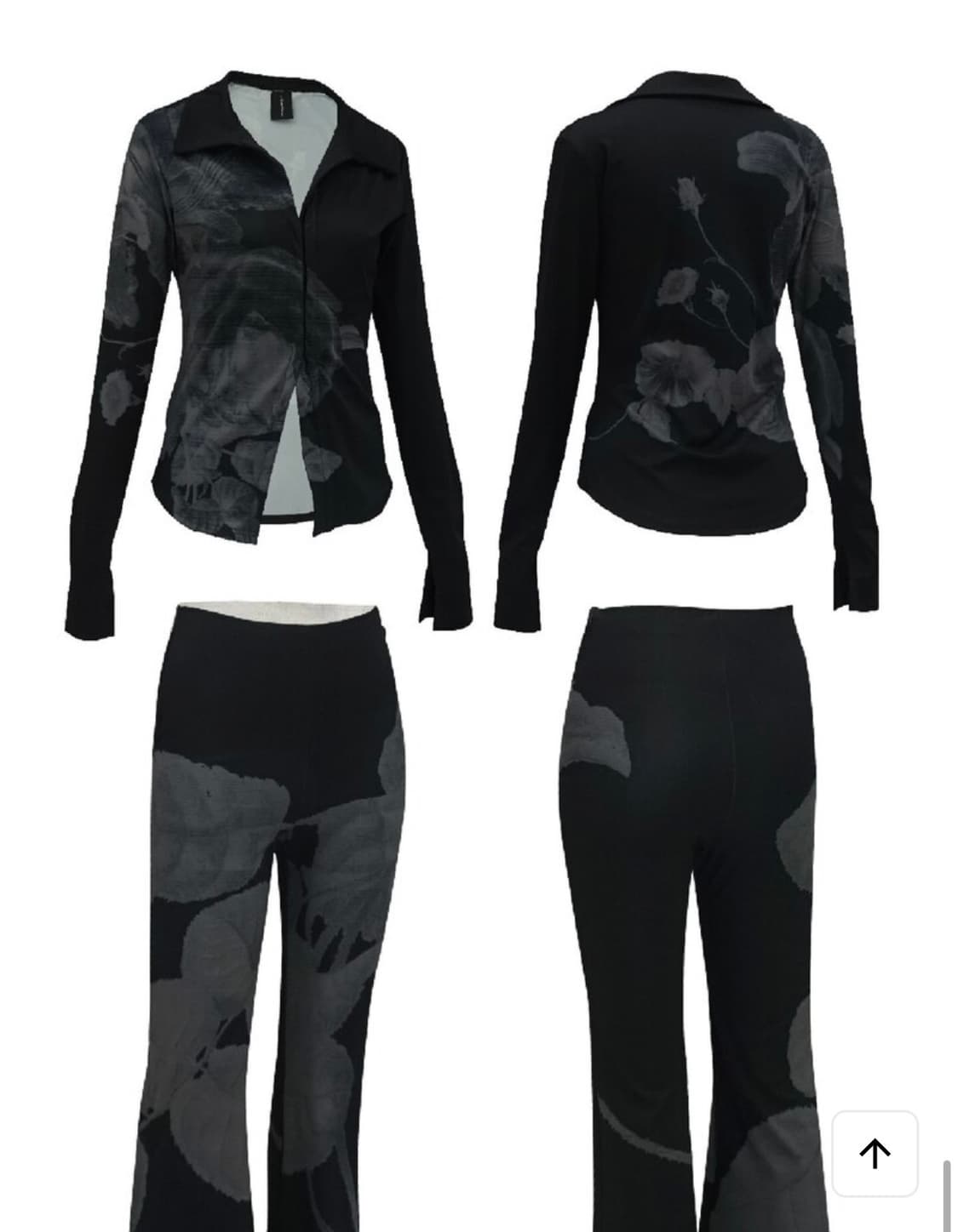 Nache HALF TONE JERSEY SHIRT [BLACK] 상품이미지2