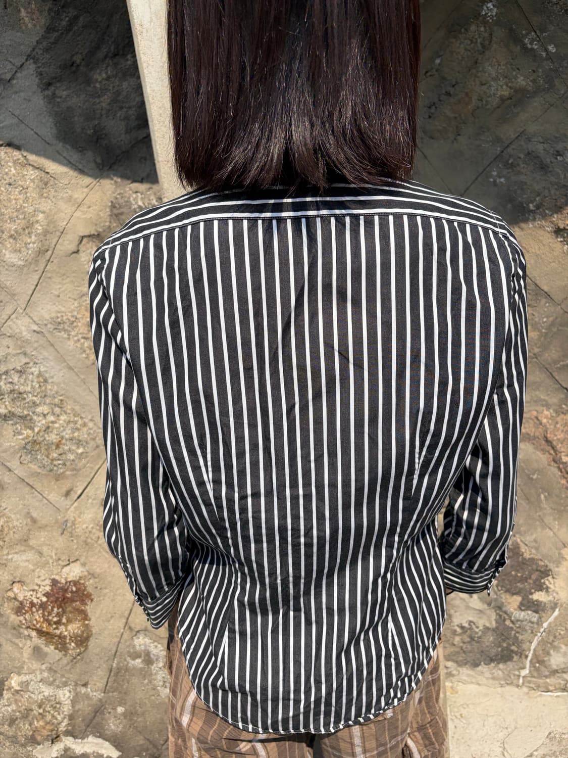 Polo Ralph Lauren 블랙 화이트 스트라이프 셔츠 상품이미지2