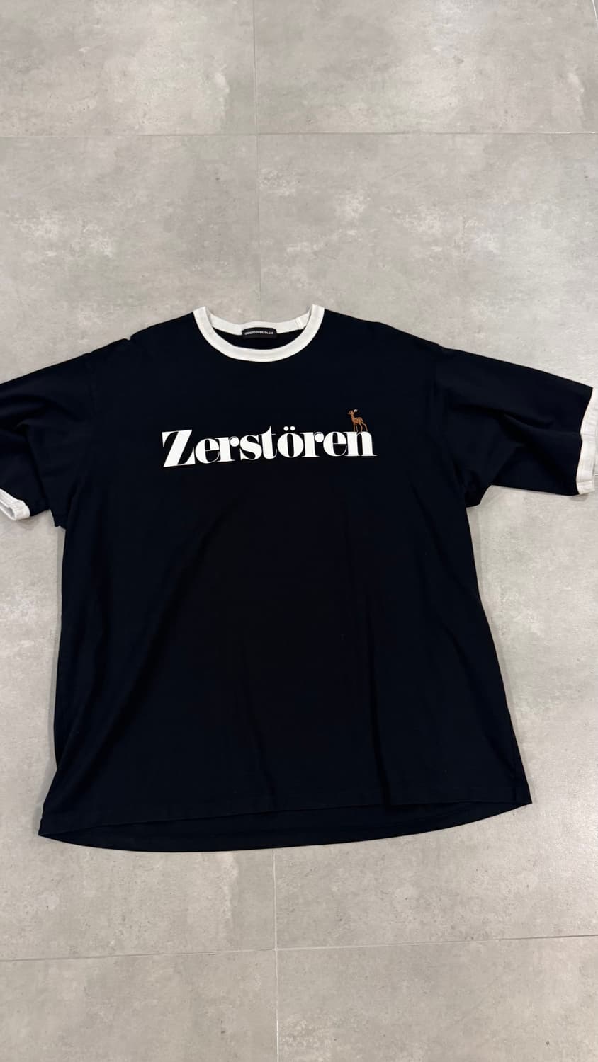 [4] 언더커버 Zerstören UC1A4803 티셔츠 블랙 상품이미지2