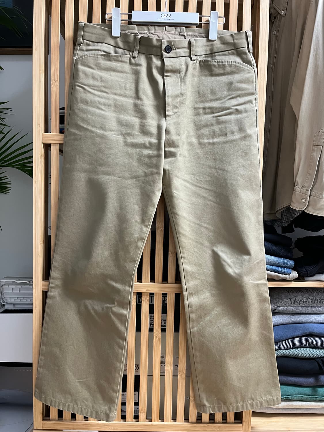 블랙아웃 코튼 트윌 치노 팬츠 상품이미지3