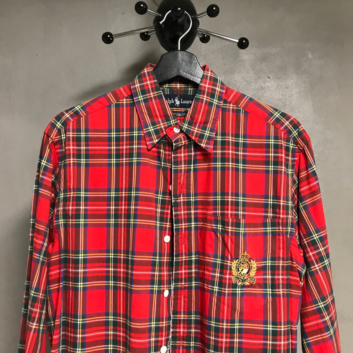 폴로 랄프로렌 체크 셔츠 레드 90 상품이미지2