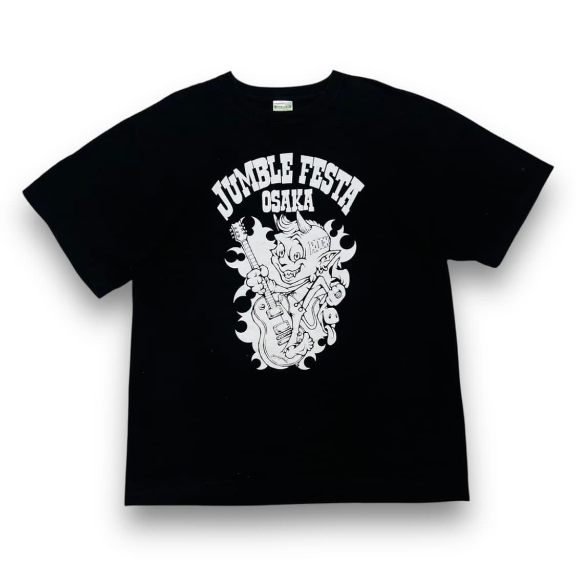 Jumble 오사카 록 스타 데빌 아트 밴드 반팔 티셔츠 상품이미지1