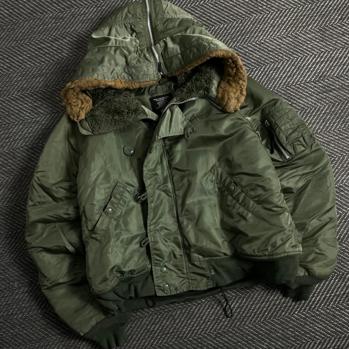 알파인더스트리 N-2B 밀리터리 숏 파카y 3141 상품이미지1