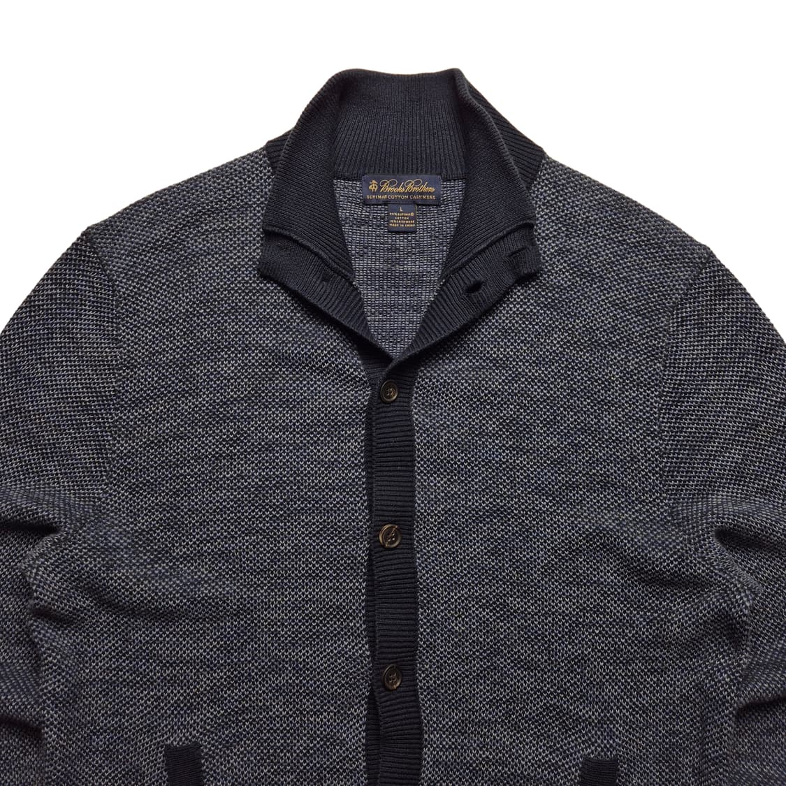 [M] 브룩스브라더스 코튼 캐시미어 버튼 가디건 상품이미지3
