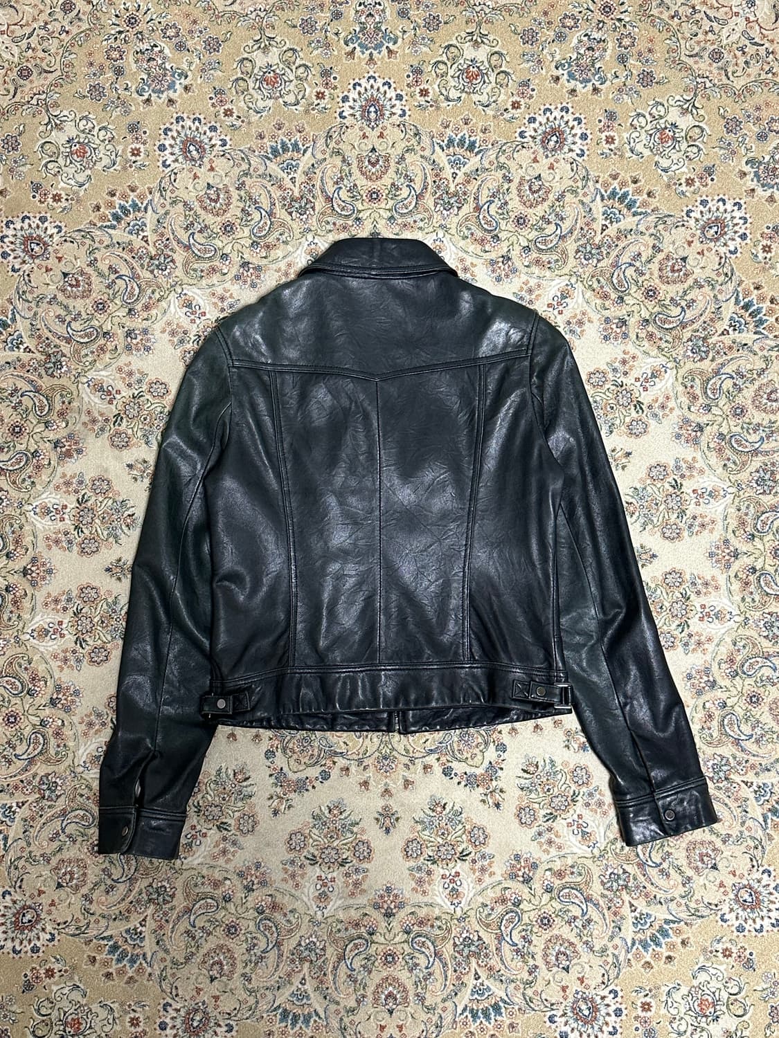 빈티지 양가죽 라이더 재킷 상품이미지8