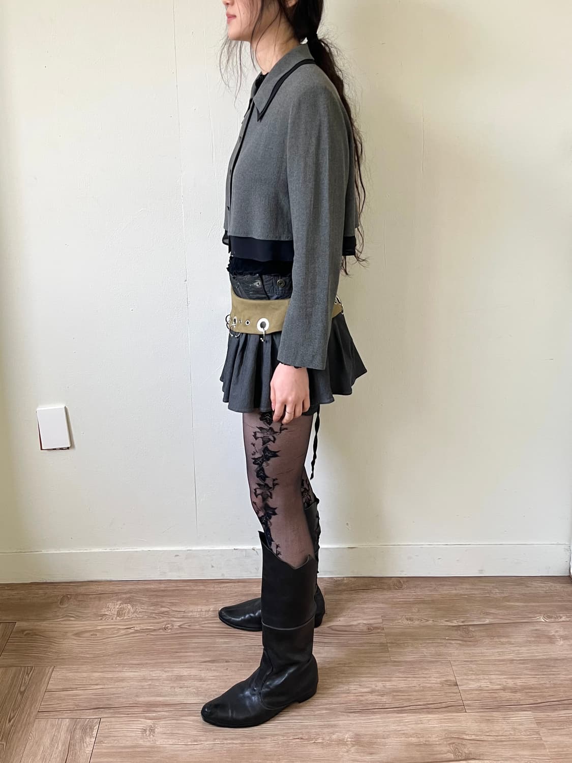 POIGNET 레이어드 크롭 자켓 상품이미지9