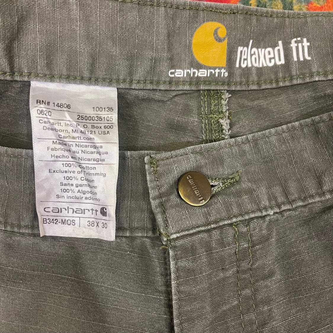 칼하트 카펜터 Carhartt  B342-MOS 상품이미지5