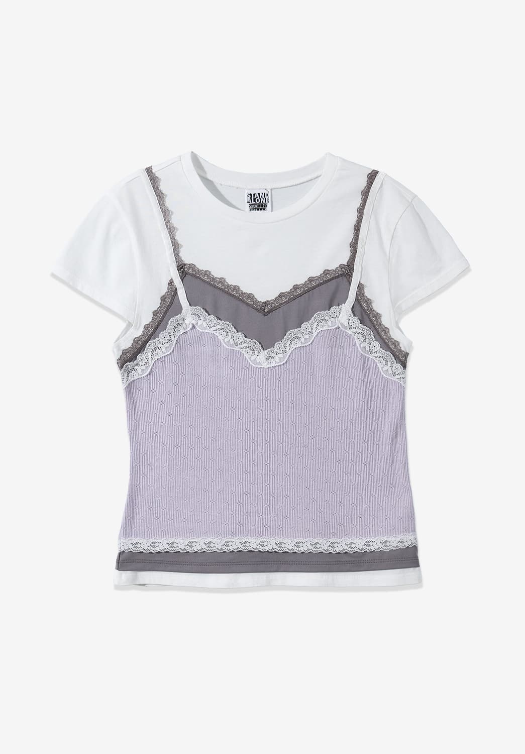 스탠드얼론 빈티지 레이어드 티셔츠 상품이미지1