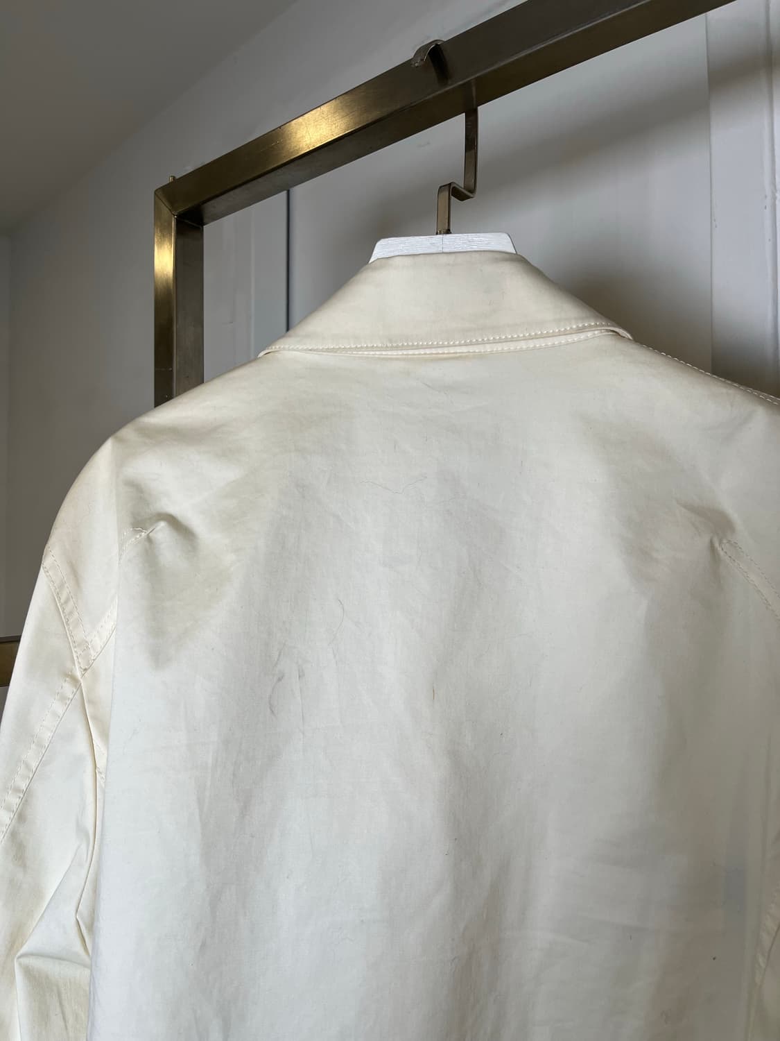 White Pocket Trucker Jacket 상품이미지10