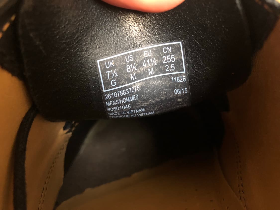 클락스 데저트 런던 블랙 255 미사용 상품이미지7