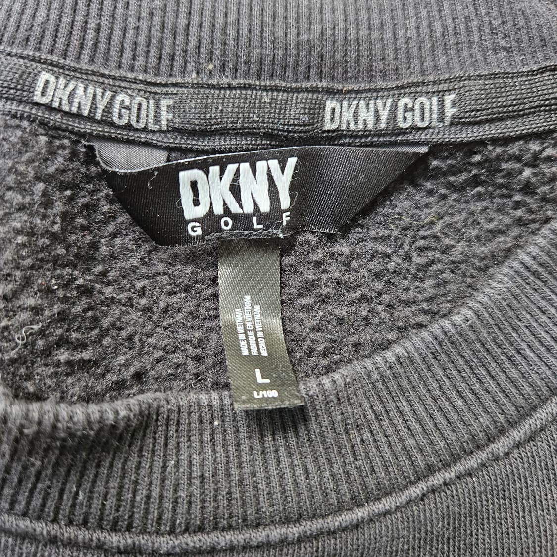 L DKNY GOLF 블랙 맨투맨 0305Y 상품이미지3