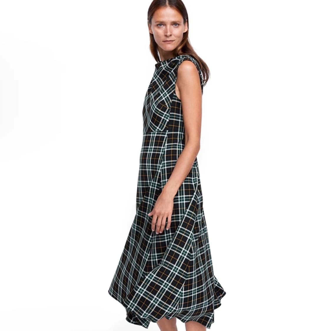 자라(ZARA) 체크원피스 44 상품이미지3