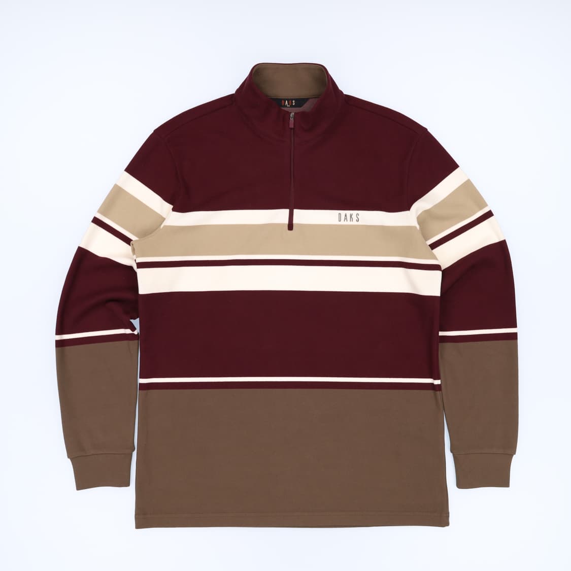 [100] 닥스 골프 고급 배색 기모 반집업 니트 스웨터 3831 상품이미지1