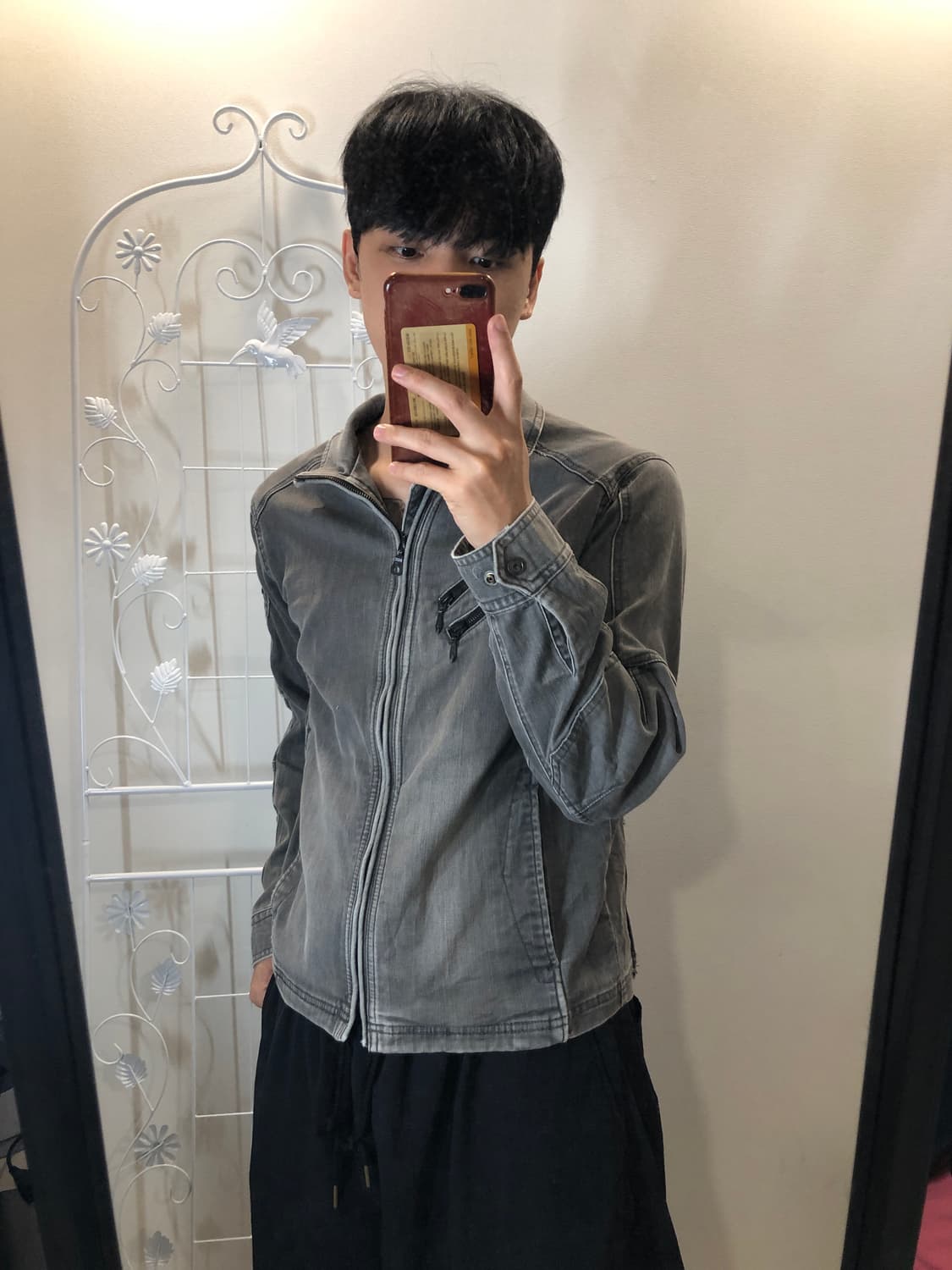 빈티지 그레스 집업 블루종 y2k 스트릿 갸루 펑키 일본빈티지368 상품이미지2