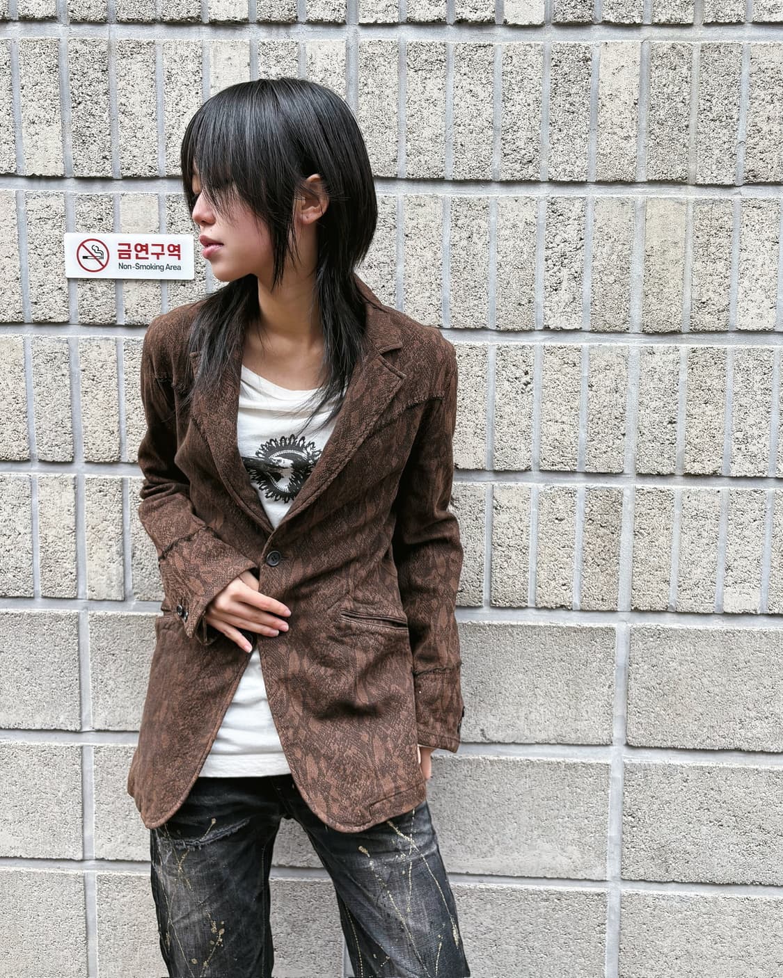 토네이도 마트 파이톤 패턴 웨스턴 블레이저 상품이미지3