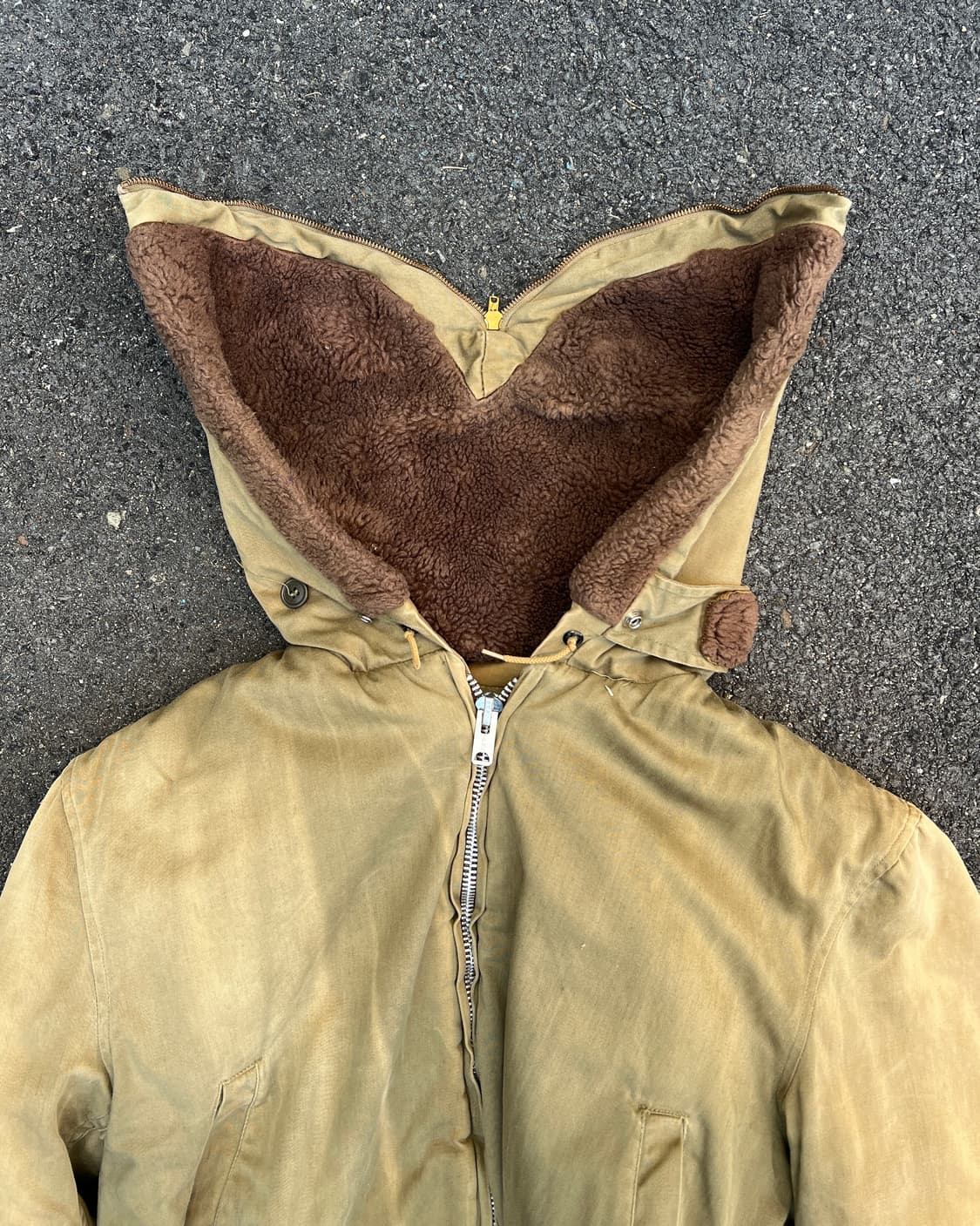 [L] 70s 선페이드 밀리터리 파카 상품이미지4