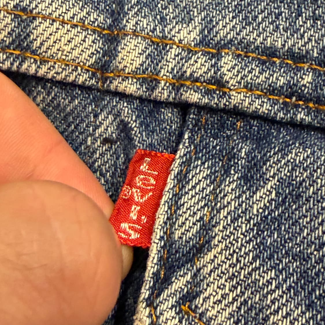 90s 리바이스 빈티지 데님 트러커 자켓 청자켓 B453 상품이미지4