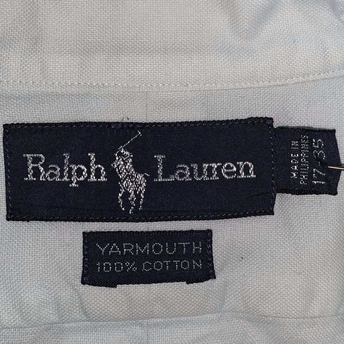 [2XL] 폴로 랄프로렌 화이트 옥스포드 셔츠 야머스 상품이미지4