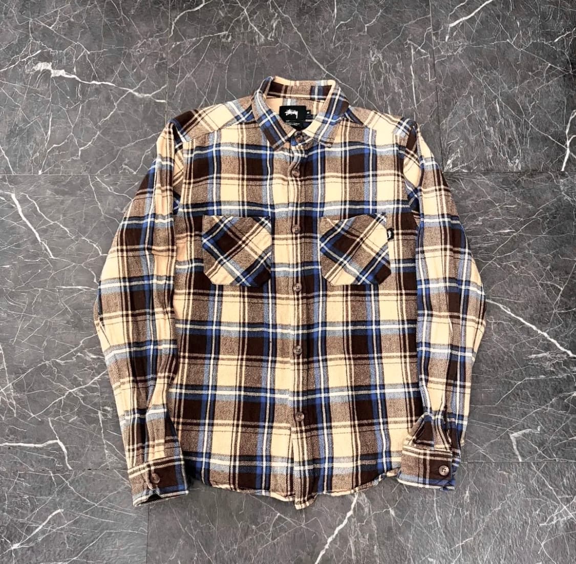 스투시 체크 플란넬 셔츠 상품이미지1