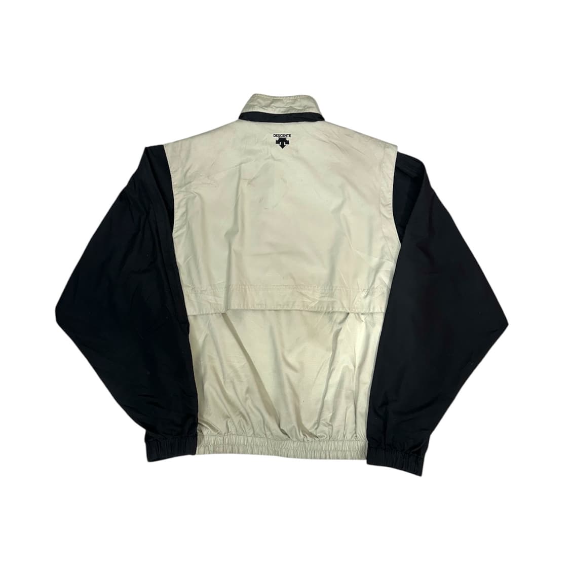 데상트 배이지 블랙 골프 배색 바람막이 기능성 잠바 M 상품이미지6