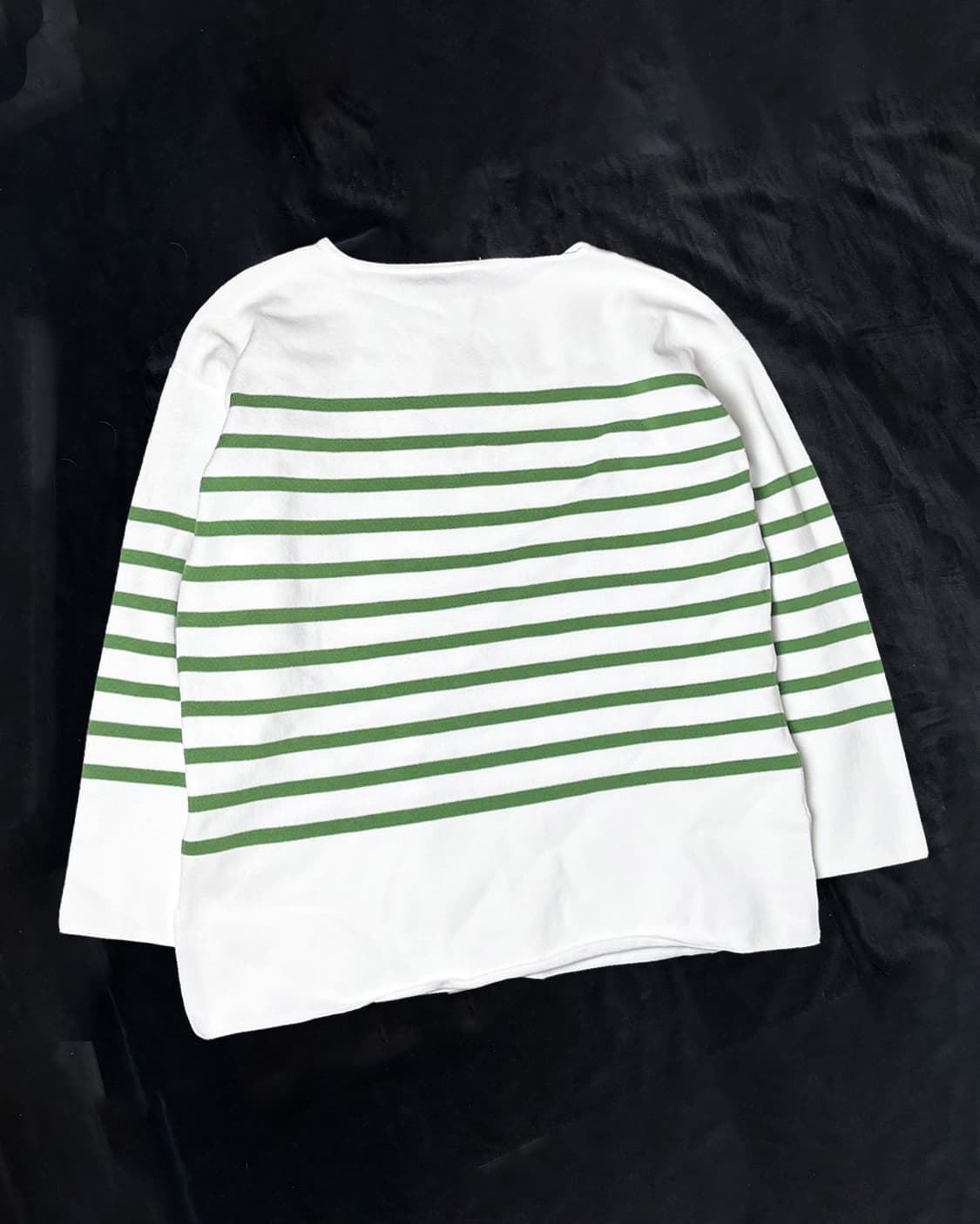 일본빈티지 그린 스프라이프 맨투맨 상품이미지5