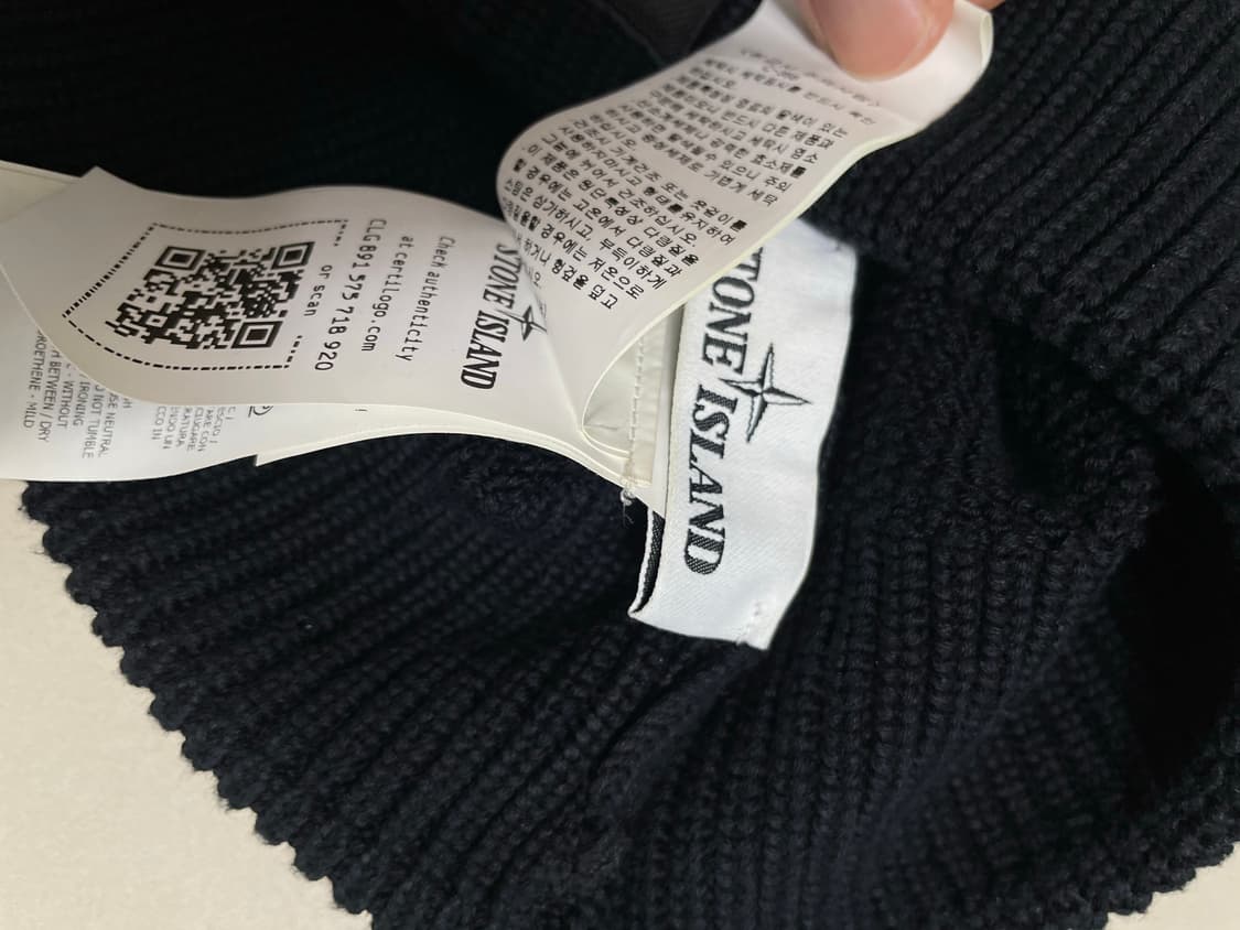 스톤아일랜드 비니(black) 상품이미지4